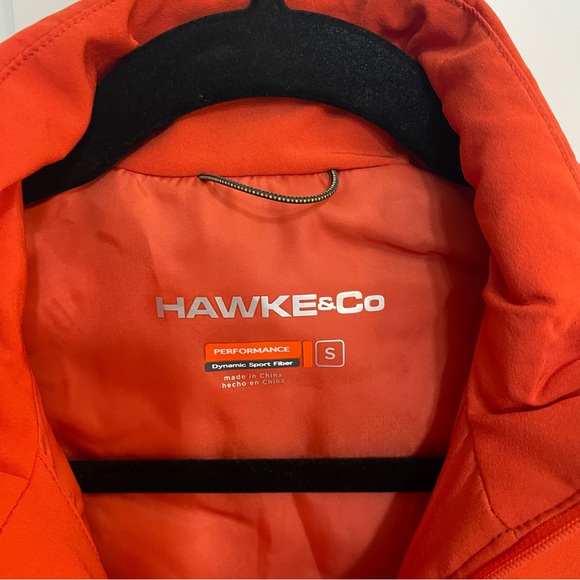 Men’s HAWKE & CO Orange Zip Up Dynamic Sport Vest - Picture 8 of 15